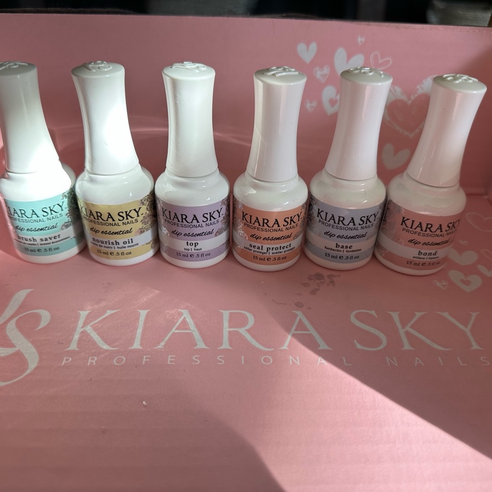 Kiara Sky Dip System Liquids base top seal and protect bond